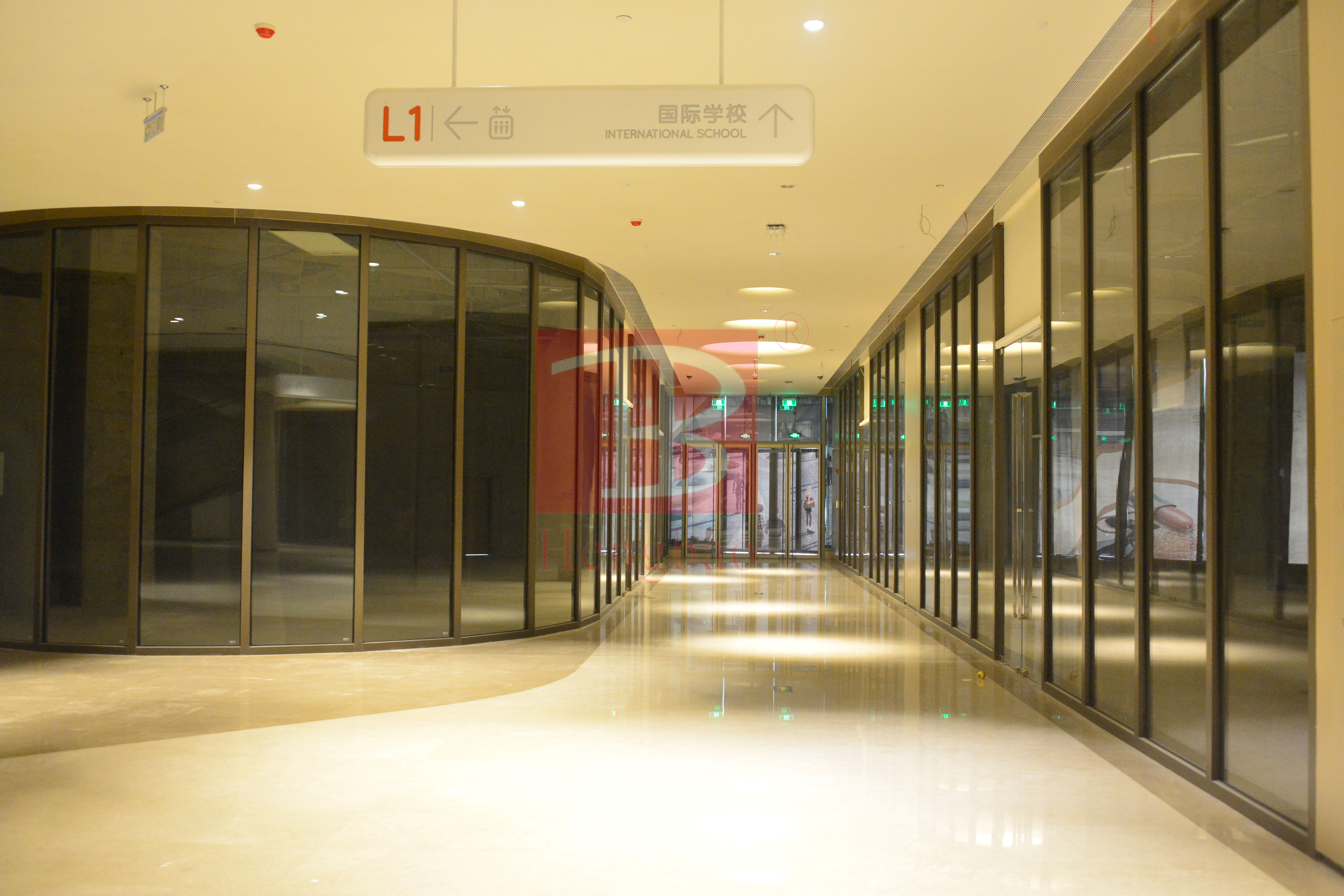 防火玻璃非承重隔墻